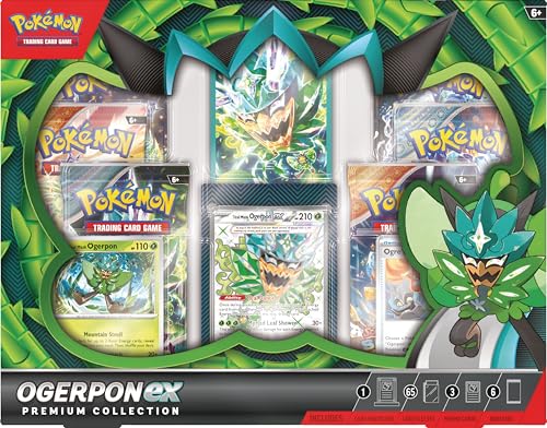 Pokémon TCG: Ogerpon ex Premium Collection (3 Foil Cards & 6 Boosters) - 6
