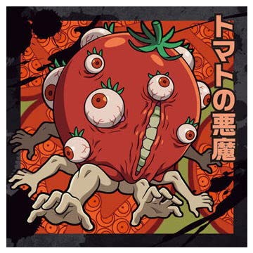 Niforumeon Chainsaw Man Seal Wafer 1. Tomato Devil (Normal) (Single Item) *Sticker only, Sweets not included
