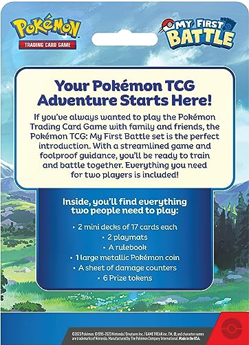 Pokémon TCG: My First Battle—Pikachu and Bulbasaur (2 Ready-to-Play mini Decks & Accessories) - 5
