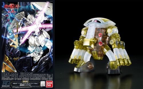 Bandai HGUC 1/144 Juaggu (Unicorn Ver.) Theater Limited Clear Ver. Mobile Suit Gundam UC Model Kit