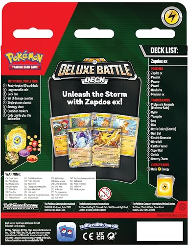 Pokémon TCG: Zapdos ex Deluxe Battle Deck (Ready-to-Play 60-Card Deck & Accessories) - 4
