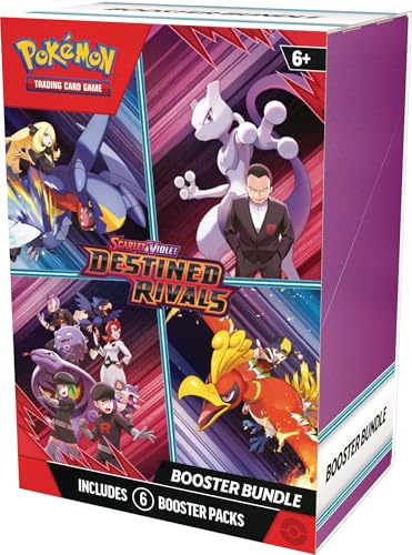 Pokemon TCG: Scarlet & Violet - Destined Rivals Booster Bundle - 6 Packs - 3