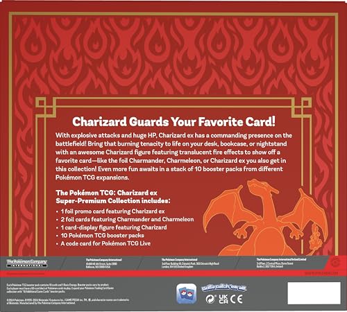 Pokémon TCG: Charizard ex Super-Premium Collection (3 Foil Promo Cards, 1 Card-Display Figure & 10 Booster Packs) - 8