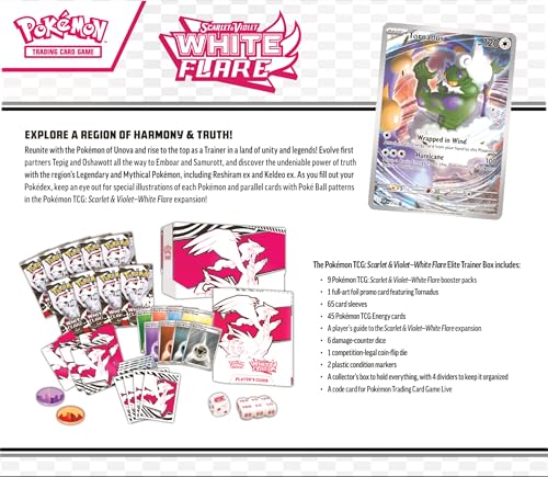 Pokemon TCG Scarlet & Violet 10.5 White Flare Elite Trainer Box - 8