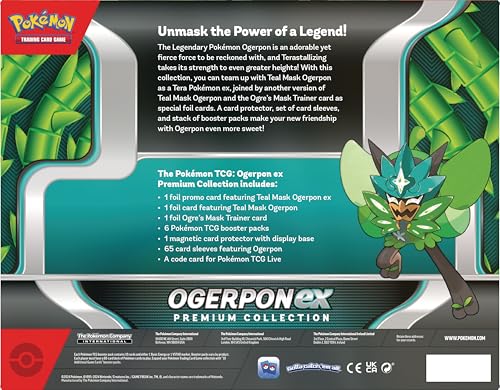 Pokémon TCG: Ogerpon ex Premium Collection (3 Foil Cards & 6 Boosters) - 4