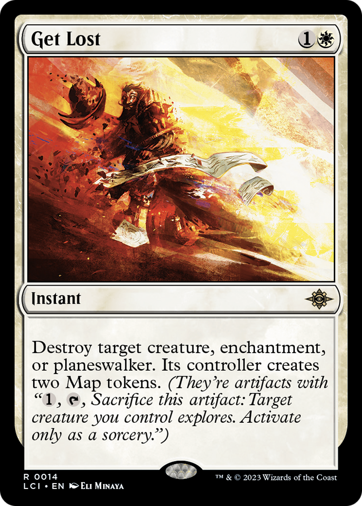 FOIL Get Lost (LCI-014) - The Lost Caverns of Ixalan - Magic The Gathering - Single Cards