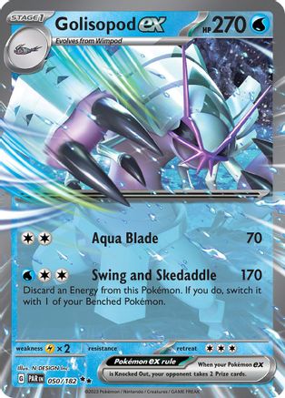Golisopod ex - 050/182 (050/182) [SV04] Pokemon - Paradox Rift - Single Cards