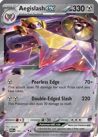 Aegislash ex (135/182) [SV04] Pokemon - Paradox Rift - Single Cards