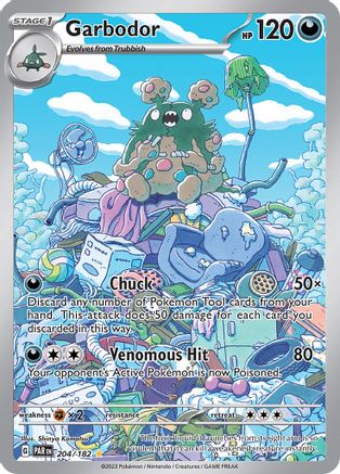 Garbodor - 204/182 (204/182) [SV04] Pokemon - Paradox Rift - Single Cards