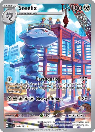 Steelix - 208/182 (208/182) [SV04] Pokemon - Paradox Rift - Single Cards