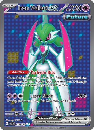 Iron Valiant ex - 225/182 (225/182) [SV04] Pokemon - Paradox Rift - Single Cards