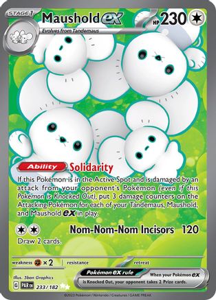 Maushold ex - 233/182 (233) [SV04] Pokemon - Paradox Rift - Single Cards