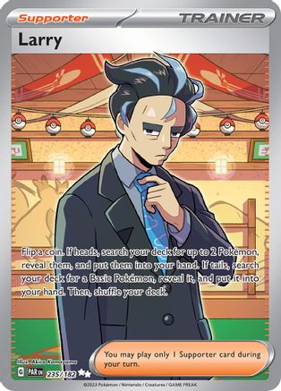 Larry - 235/182 (235/182) [SV04] Pokemon - Paradox Rift - Single Cards