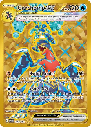 Garchomp ex - 260/182 (260/182) [SV04] Pokemon - Paradox Rift - Single Cards