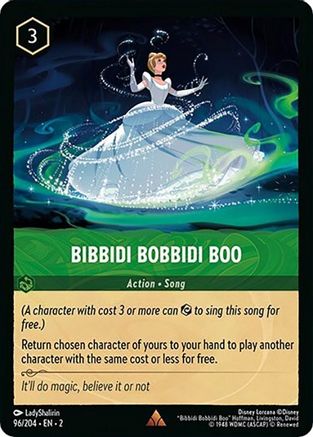 Bibbidi Bobbidi Boo (96/204) - Rise of the Floodborn Cold Foil - Lorcana - Single Cards