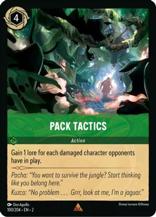 Pack Tactics (100/204) - Rise of the Floodborn Cold Foil - Lorcana - Single Cards