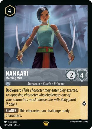 Namaari - Morning Mist (189/204) - Rise of the Floodborn - Lorcana - Single Cards