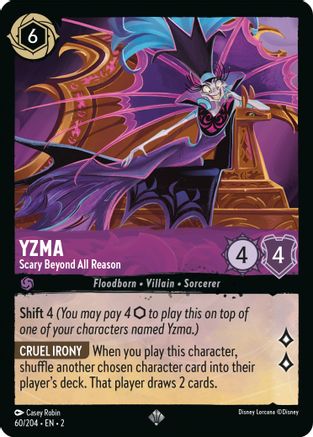 Yzma - Scary Beyond All Reason (60/204) - Rise of the Floodborn - Lorcana - Single Cards