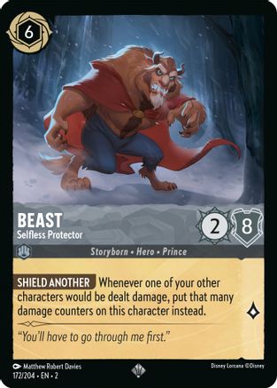 Beast - Selfless Protector (172/204) - Rise of the Floodborn - Lorcana - Single Cards