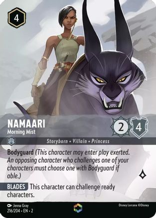 Namaari - Morning Mist (Enchanted) (216/204) - Rise of the Floodborn Holofoil - Lorcana - Single Cards