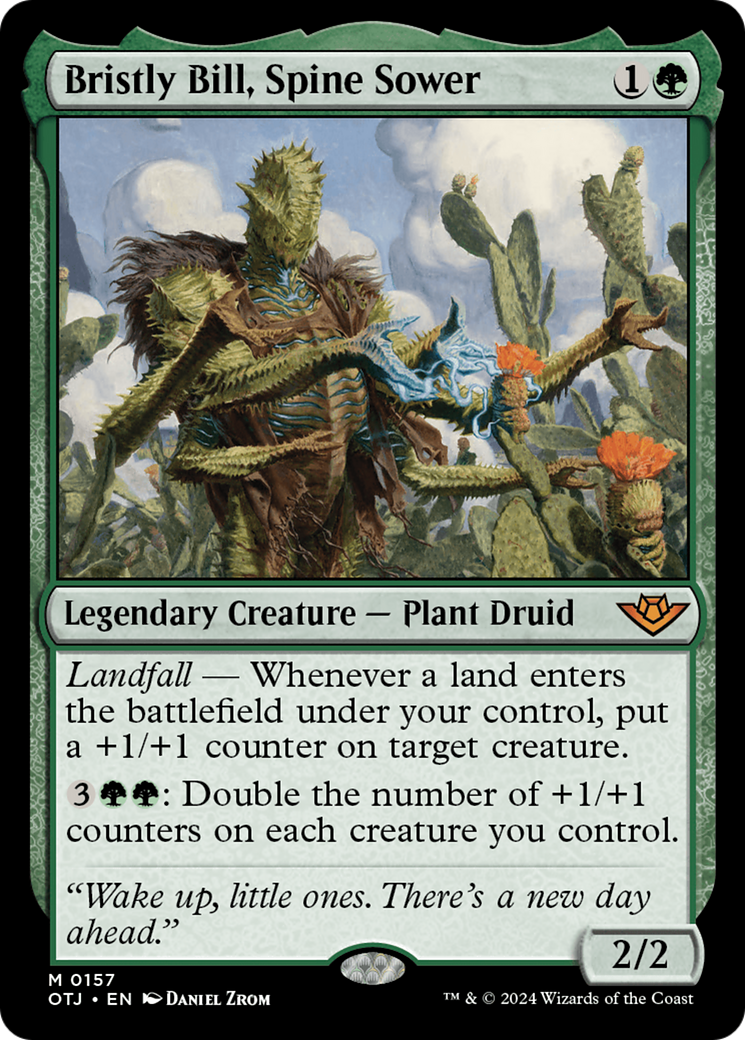 FOIL Bristly Bill, Spine Sower (OTJ-157) - Outlaws of Thunder Junction - Magic The Gathering - Single Cards
