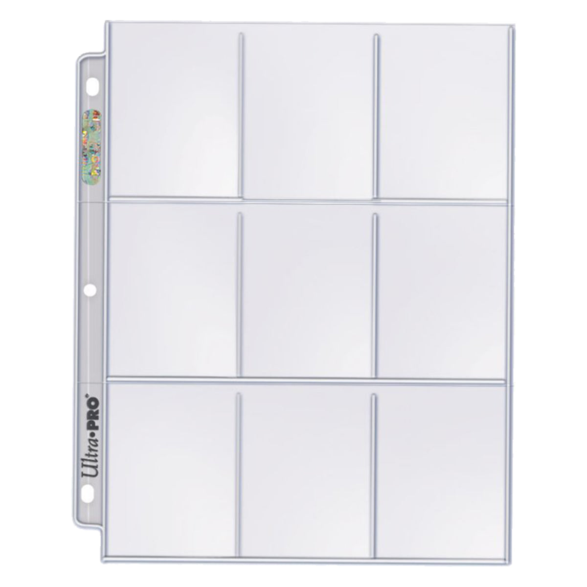 ULTRA PRO Page 18PKT Silver Series Page Holds 2.5 x 3.5 cards 25 pages - Pages - 2