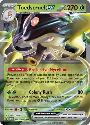 Toedscruel ex - [005/091] SV: Paldean Fates Pokemon - Single Cards