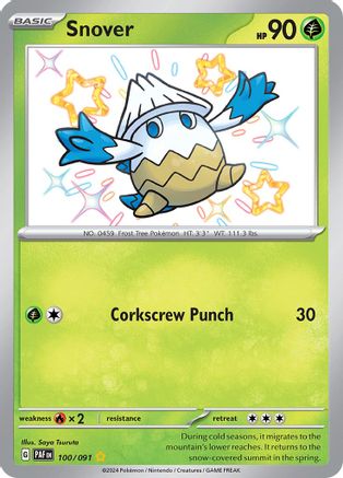 Snover [100/091] SV: Paldean Fates Pokemon - Single Cards