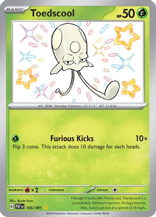 Toedscool - [105/091] SV: Paldean Fates Pokemon - Single Cards