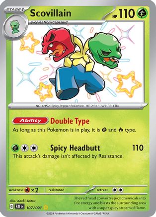 Scovillain [107/091] SV: Paldean Fates Pokemon - Single Cards