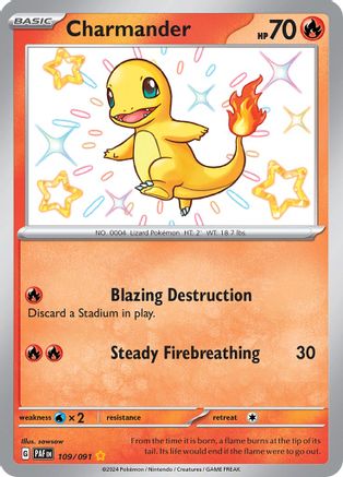 Charmander - [109/091] SV: Paldean Fates Pokemon - Single Cards
