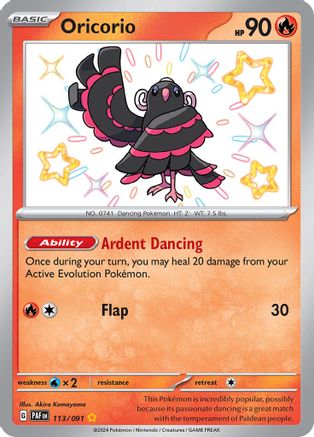 Oricorio [113/091] SV: Paldean Fates Pokemon - Single Cards