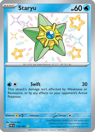 Staryu [118/091] SV: Paldean Fates Pokemon - Single Cards