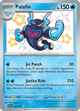 Palafin - [124/091] SV: Paldean Fates Pokemon - Single Cards