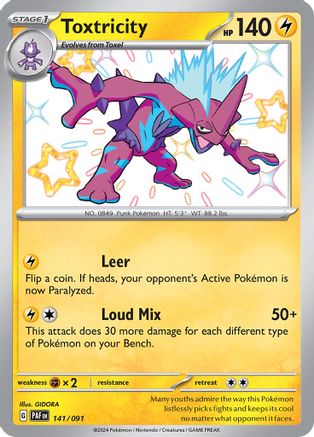 Toxtricity [141/091] SV: Paldean Fates Pokemon - Single Cards