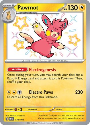 Pawmot [144/091] SV: Paldean Fates Pokemon - Single Cards