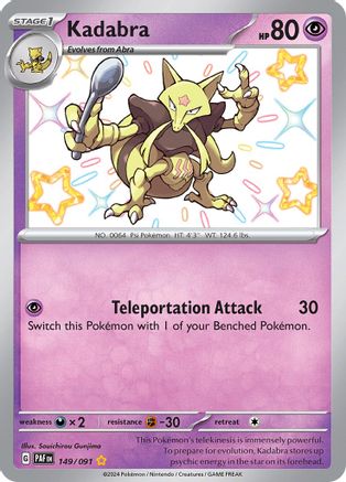 Kadabra [149/091] SV: Paldean Fates Pokemon - Single Cards