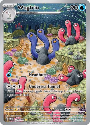 Wugtrio - [224/091] SV: Paldean Fates Pokemon - Single Cards