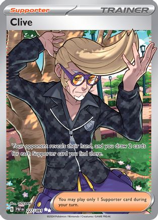 Clive - [227/091] SV: Paldean Fates Pokemon - Single Cards