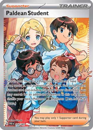 Paldean Student - [230/091] SV: Paldean Fates Pokemon - Single Cards