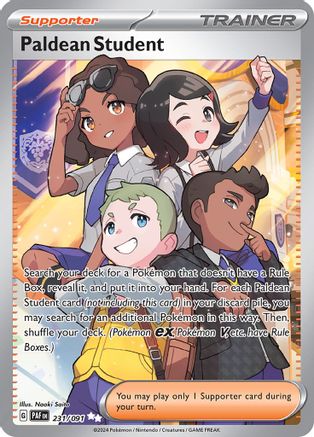 Paldean Student - [231/091] SV: Paldean Fates Pokemon - Single Cards