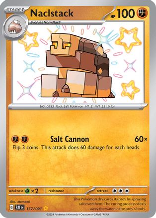 Naclstack [177/091] SV: Paldean Fates Pokemon - Single Cards