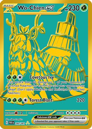 Wo-Chien ex [240/091] SV: Paldean Fates Pokemon - Single Cards