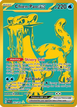 Chien-Pao ex [242/091] SV: Paldean Fates Pokemon - Single Cards