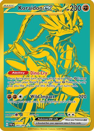 Koraidon ex [245/091] SV: Paldean Fates Pokemon - Single Cards