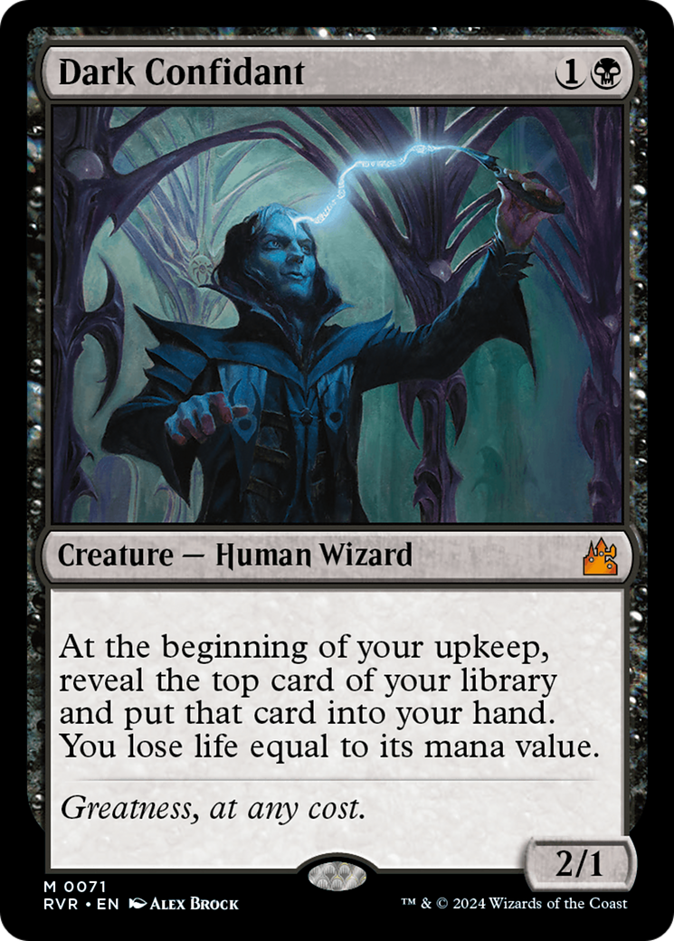 Dark Confidant (RVR-071) - Ravnica Remastered - Magic The Gathering - Single Cards