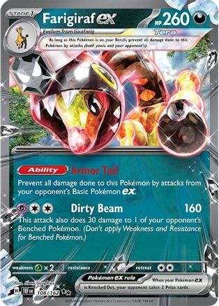 Farigiraf ex - 108/162 Pokemon SV05: Temporal Forces - Single Cards