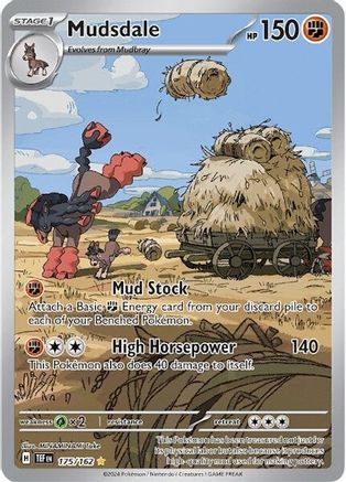 Mudsdale - 175/162 Pokemon SV05: Temporal Forces - Single Cards
