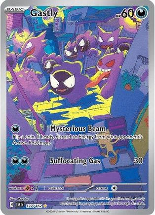 Gastly - 177/162 Pokemon SV05: Temporal Forces - Single Cards