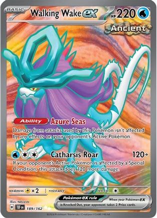 Walking Wake ex - 189/162 Pokemon SV05: Temporal Forces - Single Cards